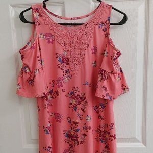 Girls Dress - Size 16 - Flowers